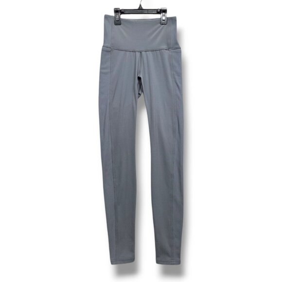 Lululemon Wunder Under High Rise Rib Tight Womens 4 Steam‎ Blue Luxtreme W5BKRSZ - Picture 1 of 8
